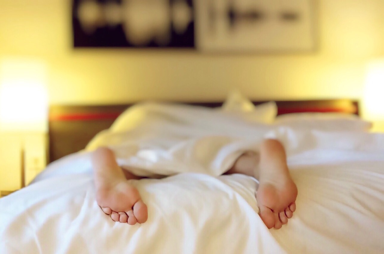 in bed